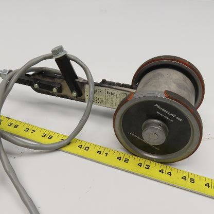 Photocraft RH-P144AJ/8-30 8-30VDC Rotary Encoder Wheel W/ MB-UB1 Counterweight