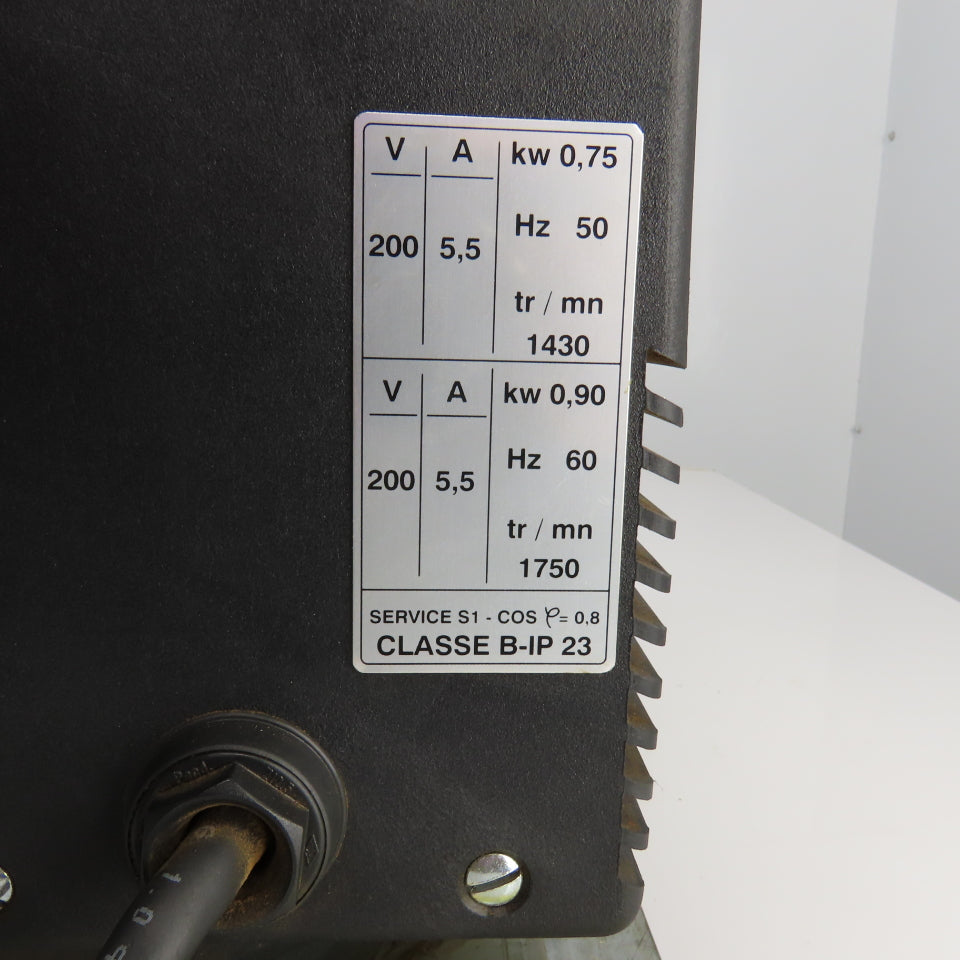 Sogevac A90L-0001-0425 Rotary Vane Vacuum Pump For Fanuc Laser 1750RPM 200V