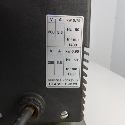 Sogevac A90L-0001-0425 Rotary Vane Vacuum Pump For Fanuc Laser 1750RPM 200V