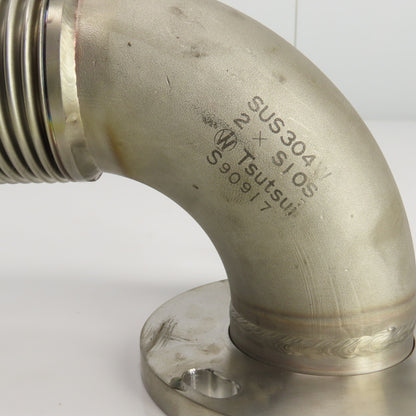 Tsutsui Laser Tube Pathway Flanged 90° Elbow W/Flex Bellows 45° Elbow 15" OAL