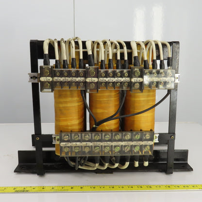 Type T-3C 30kVA Transformer Pri 230/460 Sec 200/220 3PH 78.7A 50/60 HZ