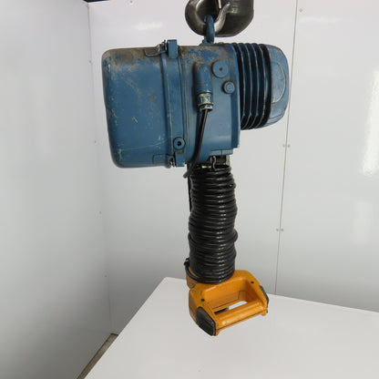 Demag PM12LF 275LB Electric Hoist 10' Lift 2 Speed 7.8/46.6 FPM 460V 3Ph