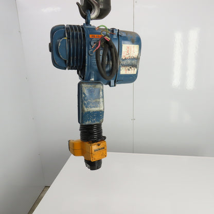 Demag PM12LF 275LB Electric Hoist 10' Lift 2 Speed 7.8/46.6 FPM 460V 3Ph
