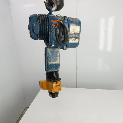 Demag PM12LF 275LB Electric Hoist 10' Lift 2 Speed 7.8/46.6 FPM 460V 3Ph