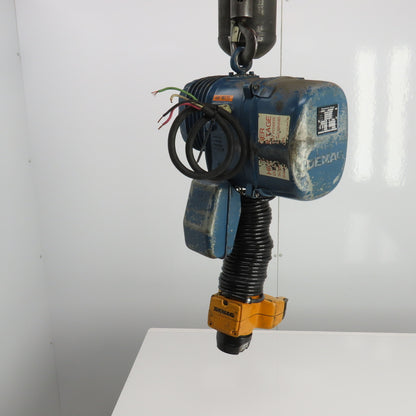 Demag PM12LF 275LB Electric Hoist 10' Lift 2 Speed 7.8/46.6 FPM 460V 3Ph