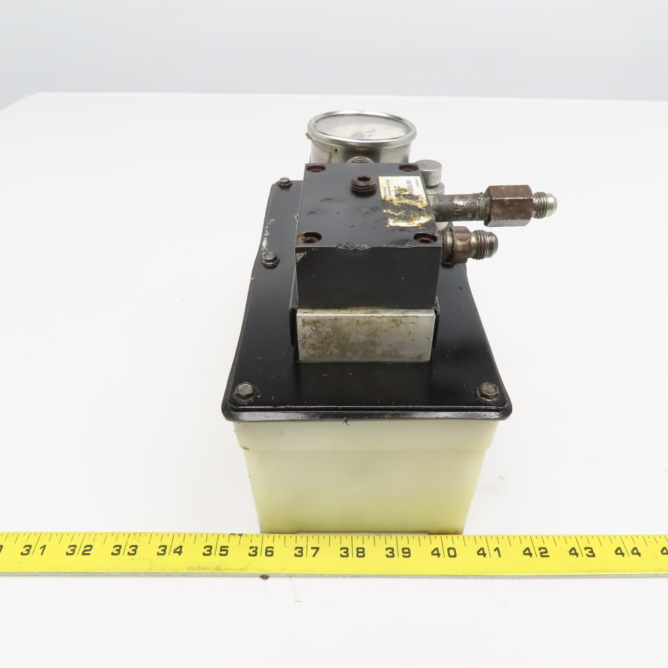 Hydac 100987 Model G Air Powered Hydraulic Pump Single Stage 4800PSI