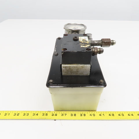 Hydac 100987 Model G Air Powered Hydraulic Pump Single Stage 4800PSI