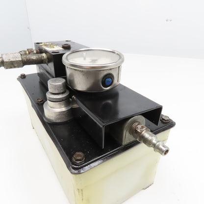 Hydac 100987 Model G Air Powered Hydraulic Pump Single Stage 4800PSI