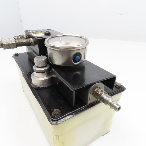 Hydac 100987 Model G Air Powered Hydraulic Pump Single Stage 4800PSI