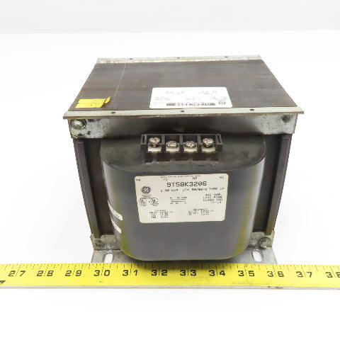 General Electric 9T58K3206 208-230/460V Pri 2kVa 1Ph Transformer 95/115V Sec.