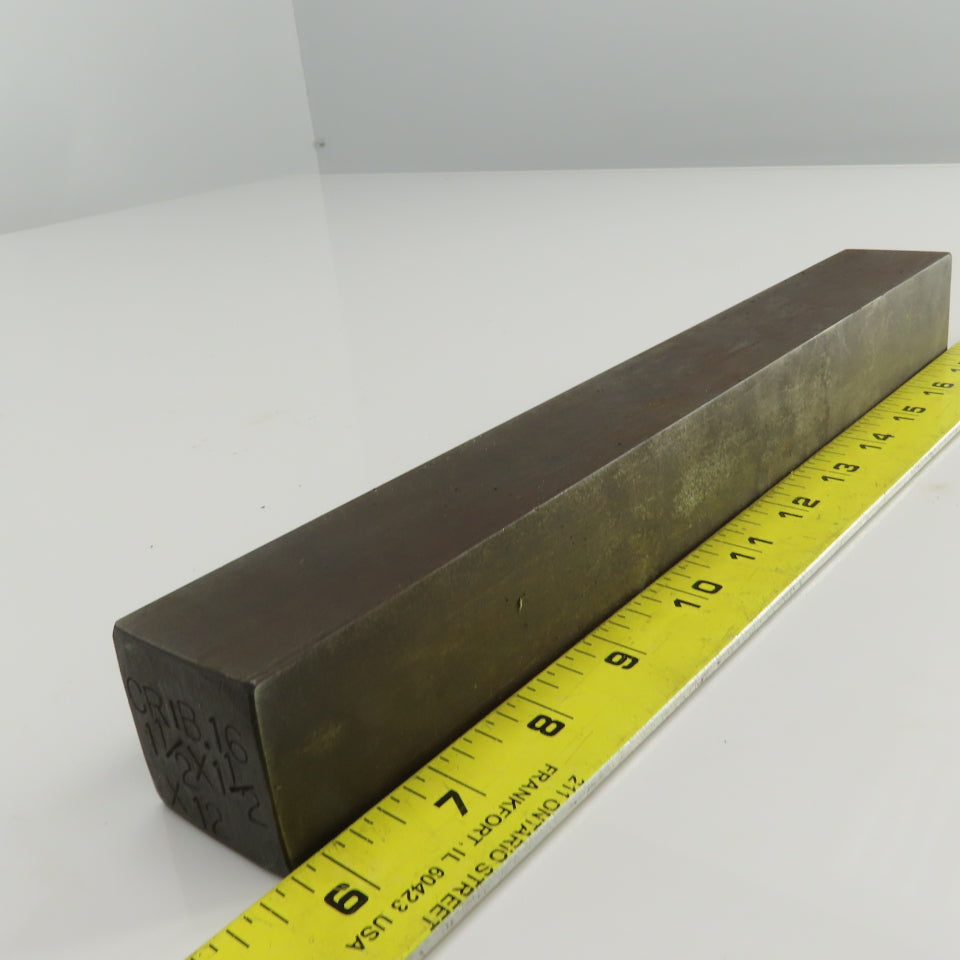 12" L x 1-1/2 W x 1-1/2" H Setup Gage Block