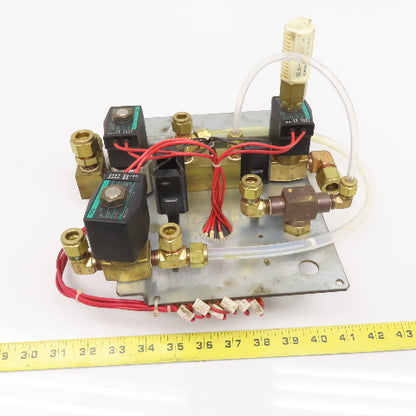 Fanuc A04B-0807-C404 Laser Exhaust Control Valve Assembly 220V Coil