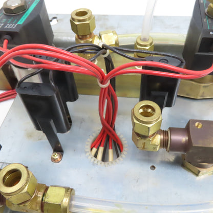 Fanuc A04B-0807-C404 Laser Exhaust Control Valve Assembly 220V Coil