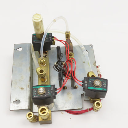 Fanuc A04B-0807-C404 Laser Exhaust Control Valve Assembly 220V Coil