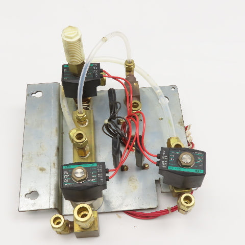 Fanuc A04B-0807-C404 Laser Exhaust Control Valve Assembly 220V Coil