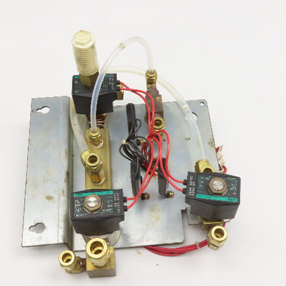 Fanuc A04B-0807-C404 Laser Exhaust Control Valve Assembly 220V Coil