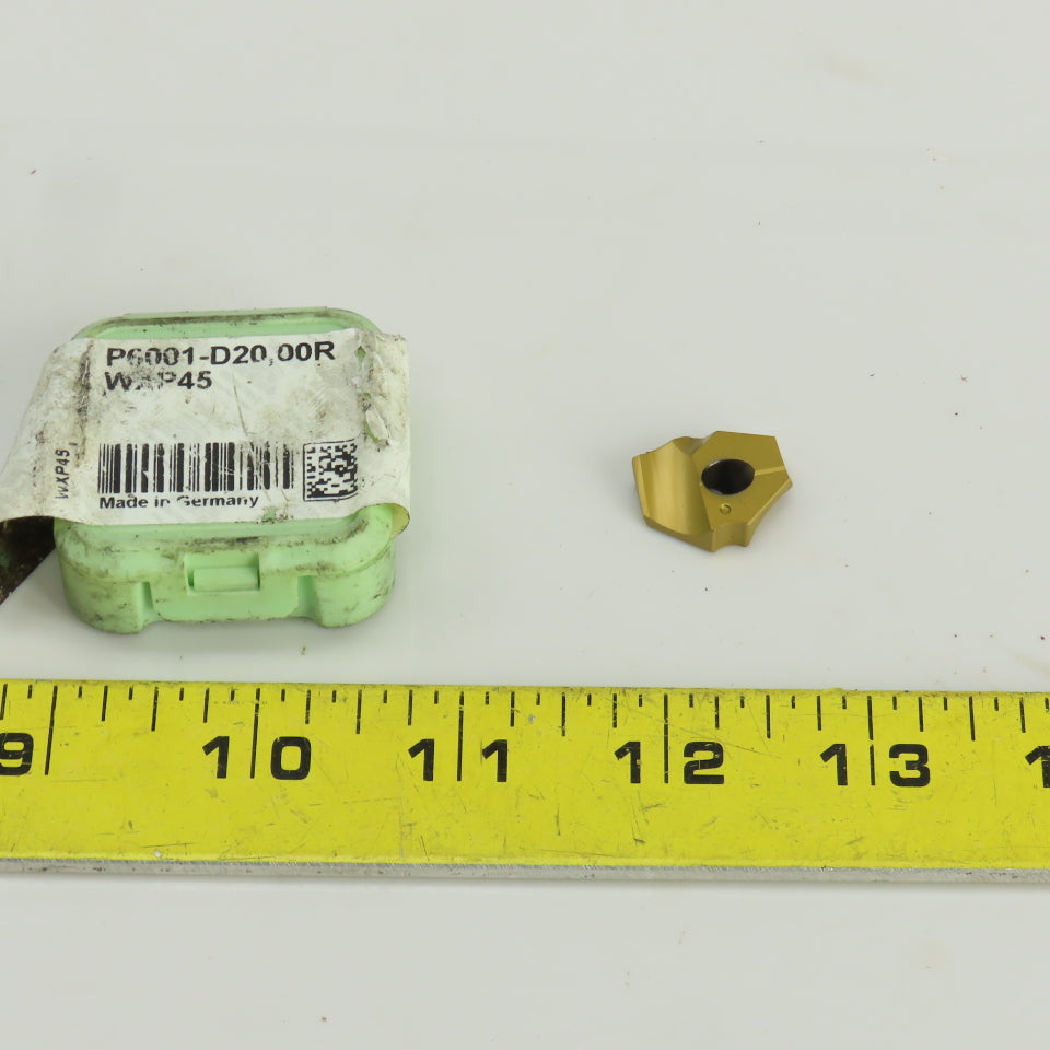 Walter Valenite P6001-D20,00R WXP45 Replaceable Carbide Drill Tip Insert
