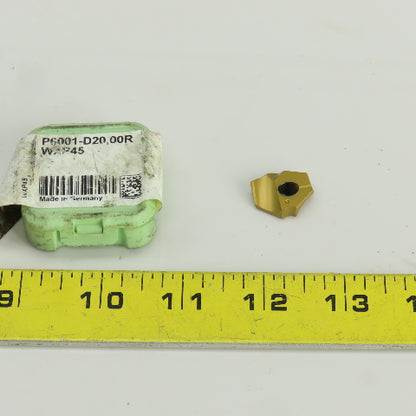 Walter Valenite P6001-D20,00R WXP45 Replaceable Carbide Drill Tip Insert