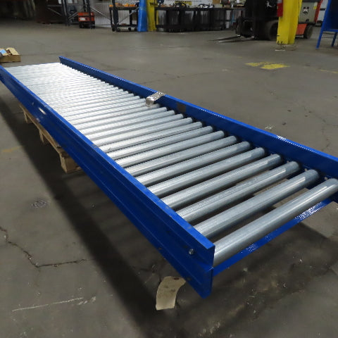 26" Wide 10' Long Gravity Roller Box Conveyor 1.90" Roller