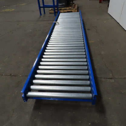 26" Wide 10' Long Gravity Roller Box Conveyor 1.90" Roller