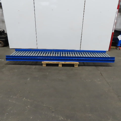 26" Wide 10' Long Gravity Roller Box Conveyor 1.90" Roller