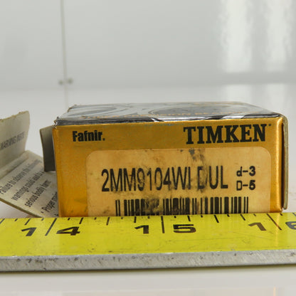 Timken Fafnir 2MM9104WI DUL Spindle Angular Contact Ball Bearing 20mm Bore