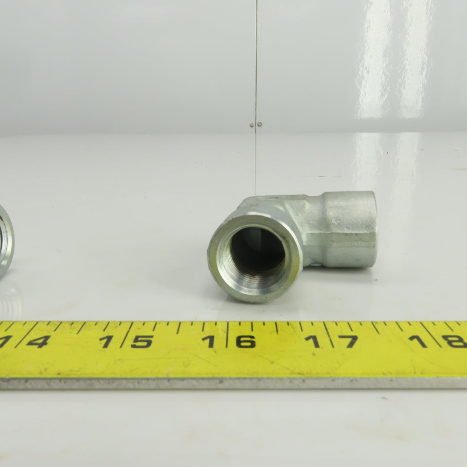 Swagelok Cajon 1/2" NPT Steel Female 90° Elbow Lot Of 2