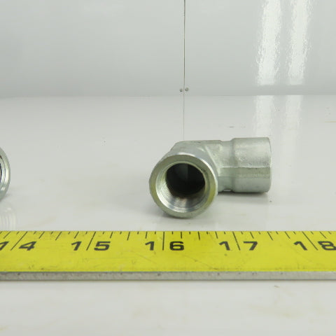 Swagelok Cajon 1/2" NPT Steel Female 90° Elbow Lot Of 2