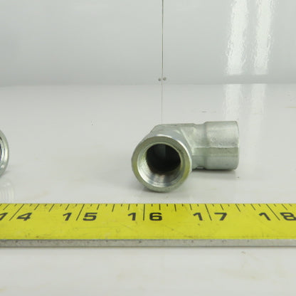 Swagelok Cajon 1/2" NPT Steel Female 90° Elbow Lot Of 2