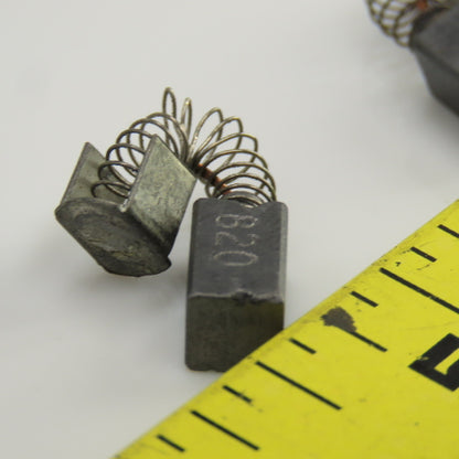 820 Carbon Brush 7/16" Long x 1/4" Wide Lot Of 8