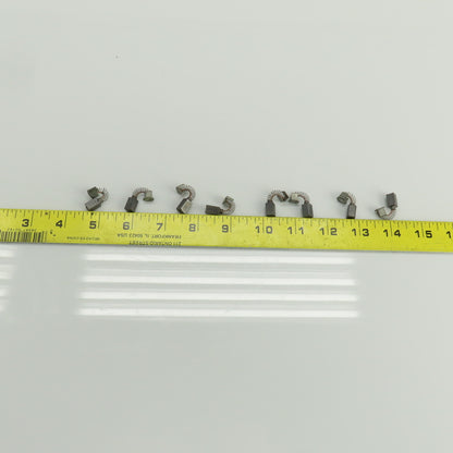 820 Carbon Brush 7/16" Long x 1/4" Wide Lot Of 8