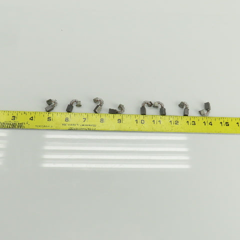 820 Carbon Brush 7/16" Long x 1/4" Wide Lot Of 8