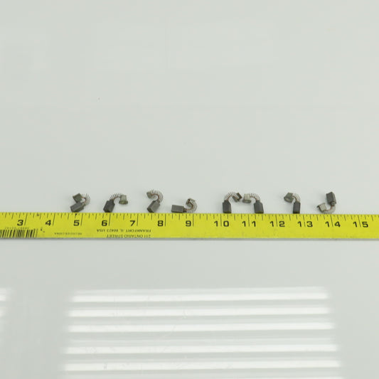 820 Carbon Brush 7/16" Long x 1/4" Wide Lot Of 8