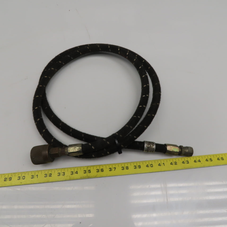 5/16" LP Gas Hose Sherwood PAI425F Straight Fitting 3/8" JIC Swivel Female 4'