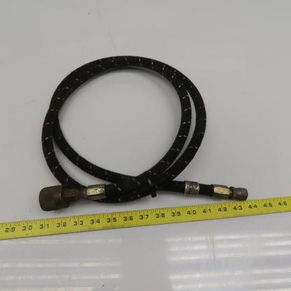 5/16" LP Gas Hose Sherwood PAI425F Straight Fitting 3/8" JIC Swivel Female 4'