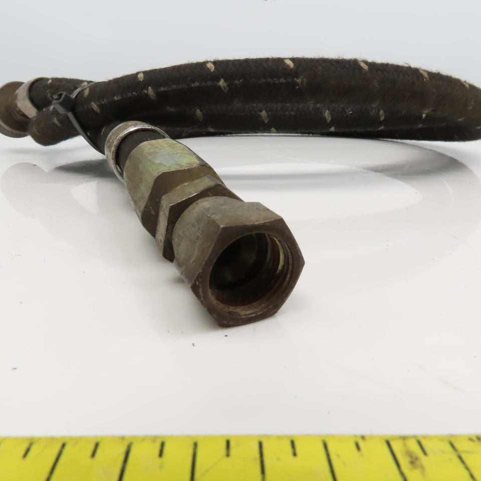 5/16" LP Gas Hose Sherwood PAI425F Straight Fitting 3/8" JIC Swivel Female 4'