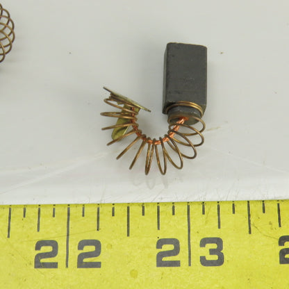 F Type Carbon Brushes 15.25mm Long 9.25mm Wide Lot Of 15