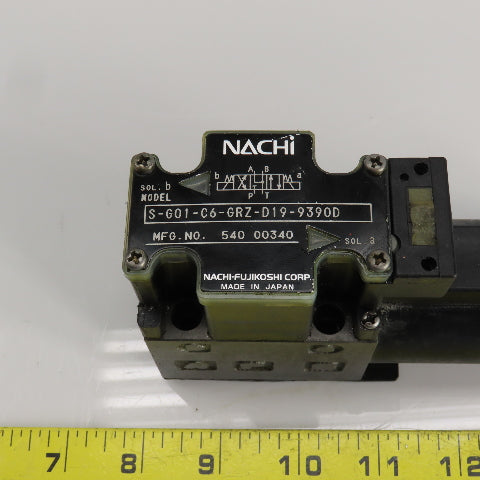 Nachi S-G01-C6-GRZ-D19-9390D Hydraulic Directional Control Valve 24VDC