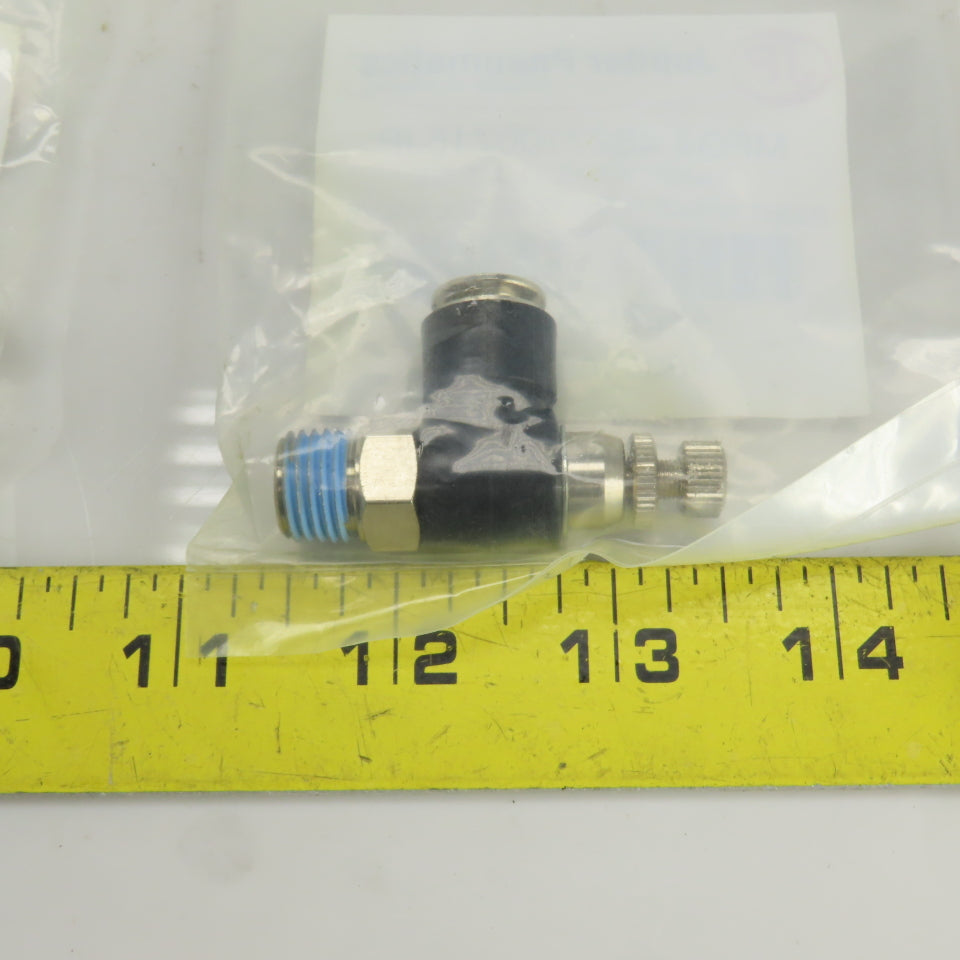 Jupiter Pneumatics 4827100715JP Flow Control Valve 3/8" NPT x 5/16" OD Lot Of 8