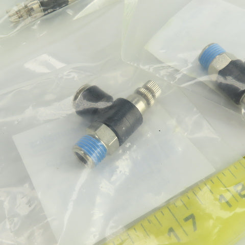 Jupiter Pneumatics 4827100715JP Flow Control Valve 3/8" NPT x 5/16" OD Lot Of 8