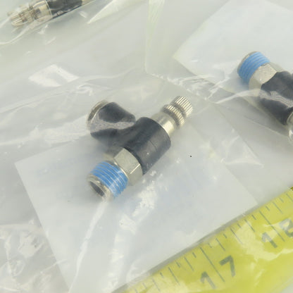 Jupiter Pneumatics 4827100715JP Flow Control Valve 3/8" NPT x 5/16" OD Lot Of 8