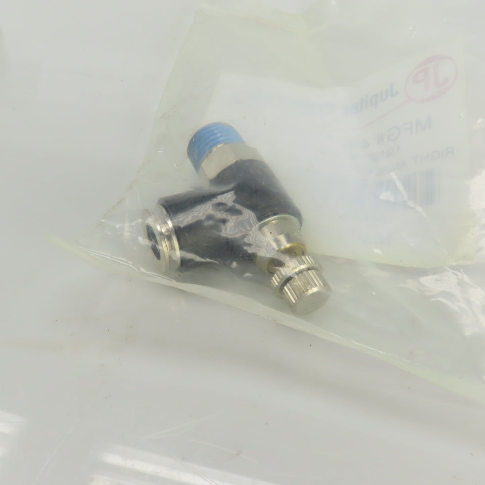 Jupiter Pneumatics 4827100715JP Flow Control Valve 3/8" NPT x 5/16" OD Lot Of 8