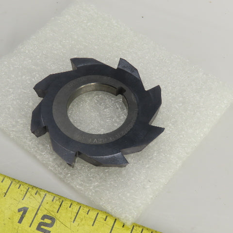 KEO TL54390073 Solid Carbide Profile Cutter 2" Cut Diam. 7/8" Keyed Arbor