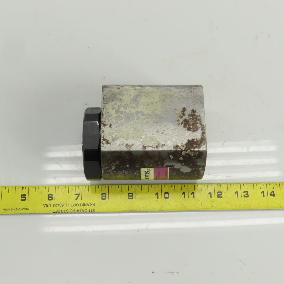 Hytec 100131 01AK Center Hole Hydraulic Cylinder 1" Stroke 3/4" Rod 1/8"NPT Port