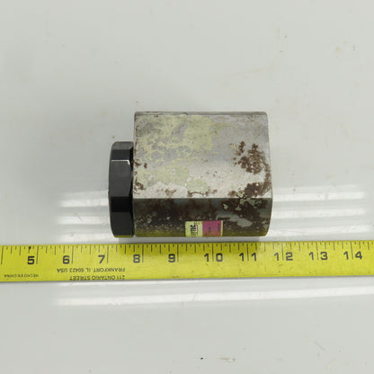 Hytec 100131 01AK Center Hole Hydraulic Cylinder 1" Stroke 3/4" Rod 1/8"NPT Port