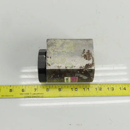 Hytec 100131 01AK Center Hole Hydraulic Cylinder 1" Stroke 3/4" Rod 1/8"NPT Port