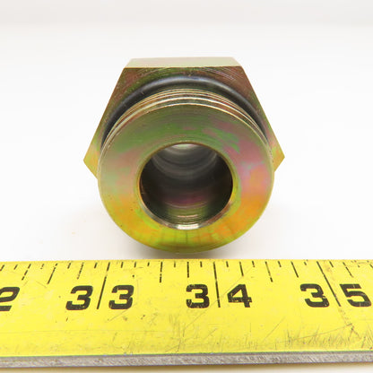 Parker 16-20 F50X-S 1-5/8-12 SAE ORB Male x 1" JIC Male Adapter Lot Of 2