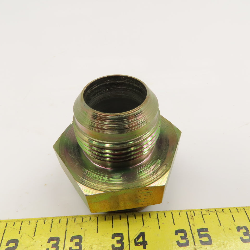 Parker 16-20 F50X-S 1-5/8-12 SAE ORB Male x 1" JIC Male Adapter Lot Of 2