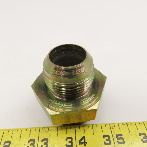 Parker 16-20 F50X-S 1-5/8-12 SAE ORB Male x 1" JIC Male Adapter Lot Of 2