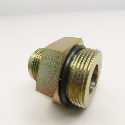 Parker 16-20 F50X-S 1-5/8-12 SAE ORB Male x 1" JIC Male Adapter Lot Of 2